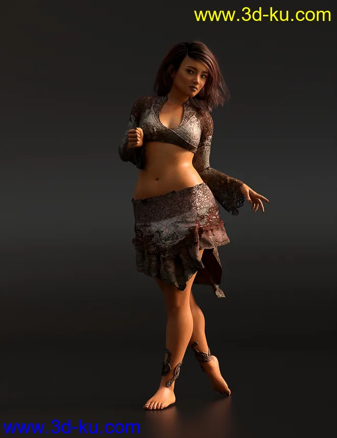 Kingsley HD for Genesis 8 Female模型的图片3