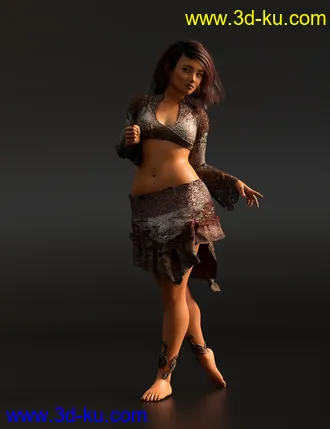 3D打印模型Kingsley HD for Genesis 8 Female的图片