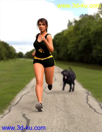 3D打印模型Kingsley HD for Genesis 8 Female的图片