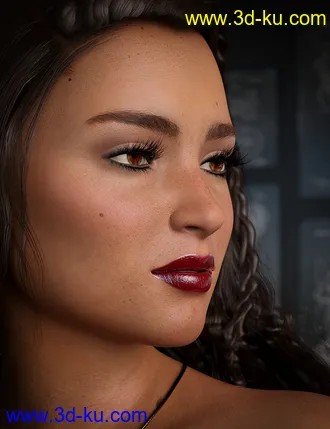 3D打印模型Kingsley HD for Genesis 8 Female的图片