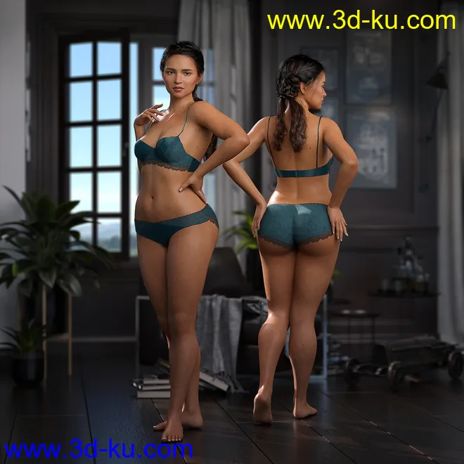 Kingsley HD for Genesis 8 Female模型的图片10