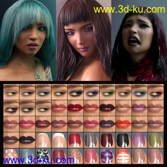 3D打印模型Kingsley HD for Genesis 8 Female的图片