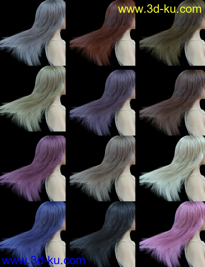 Lancy Character with dForce Hair and Expressions for Genesis 8 Female模型的图片12