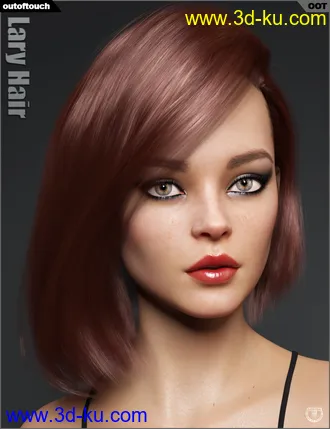 3D打印模型Lary Hair for Genesis 3 and 8 Female(s)的图片