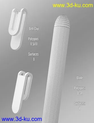 3D打印模型Laser Swords and Poses 2 for Genesis 3 and 8的图片