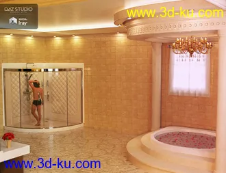 3D打印模型Lavish Bathroom的图片
