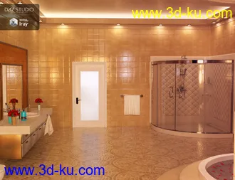 3D打印模型Lavish Bathroom的图片