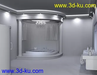 3D打印模型Lavish Bathroom的图片
