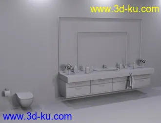 3D打印模型Lavish Bathroom的图片