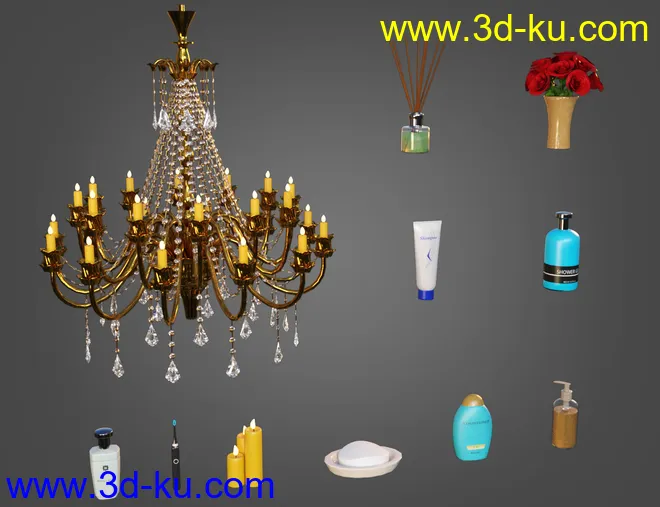 Lavish Bathroom模型的图片10