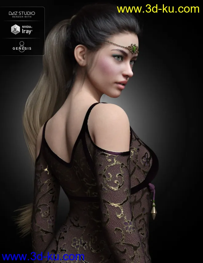 Lexy HD for Genesis 8 Female模型的图片3