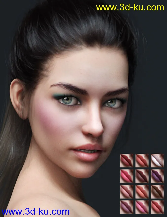 Lexy HD for Genesis 8 Female模型的图片8