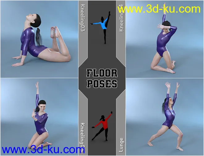 Limber - Gymnastic Poses for Genesis 8 Female模型的图片6