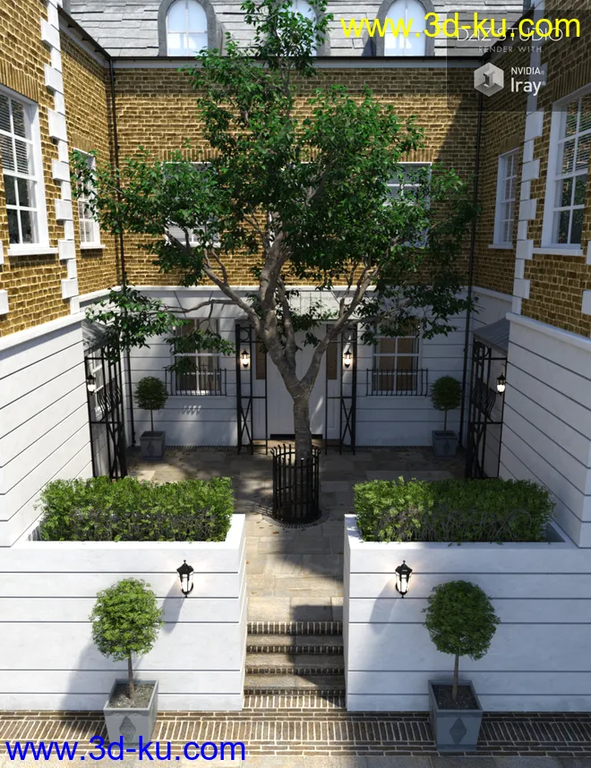 London Courtyard模型的图片1