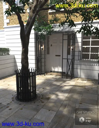 3D打印模型London Courtyard的图片