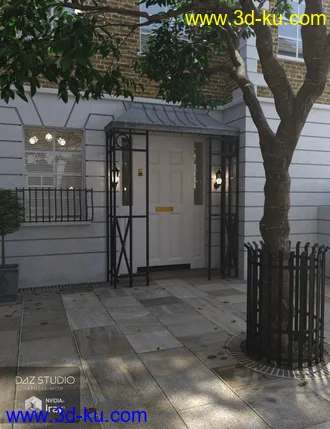 3D打印模型London Courtyard的图片