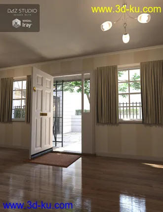3D打印模型London Courtyard的图片