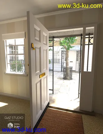 3D打印模型London Courtyard的图片