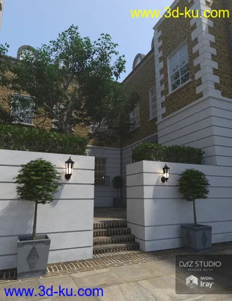 3D打印模型London Courtyard的图片
