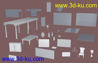 3D打印模型Louisiana Dining Room的图片