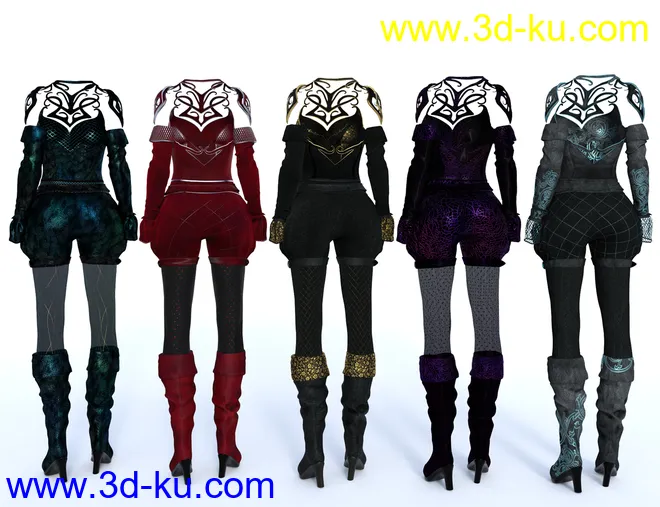 LoveSpell Outfit Textures模型的图片2