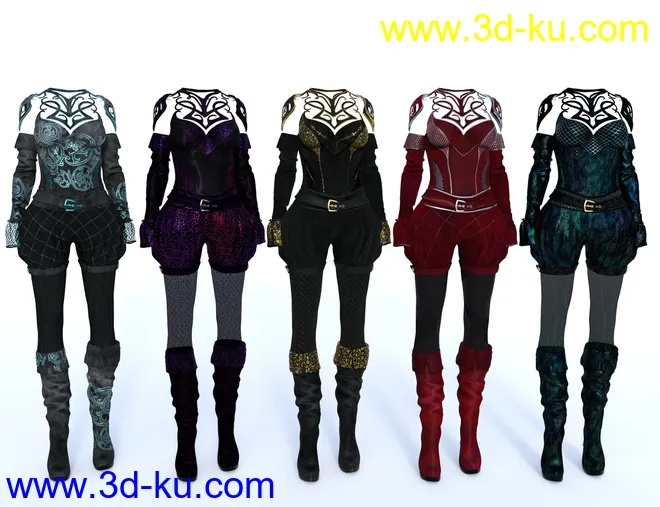 LoveSpell Outfit Textures模型的图片3