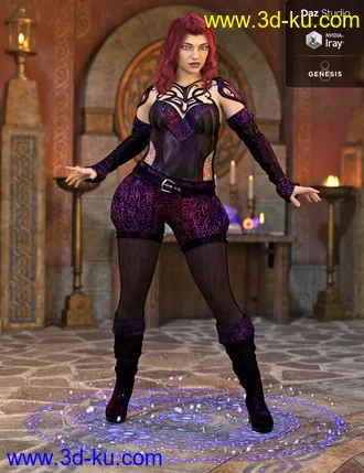 3D打印模型LoveSpell Outfit Textures的图片
