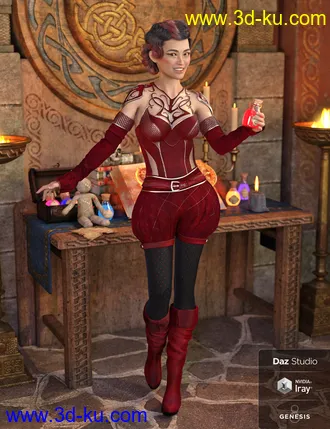 3D打印模型LoveSpell Outfit Textures的图片