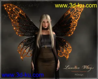 3D打印模型Lumino Wings - Expansion Halloween的图片