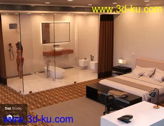 3D打印模型Luxury Hotel Room的图片