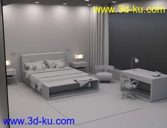 3D打印模型Luxury Hotel Room的图片