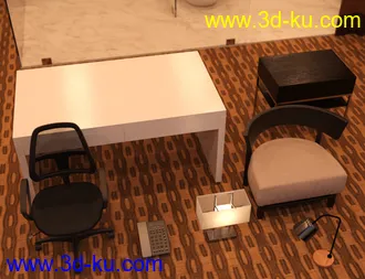 3D打印模型Luxury Hotel Room的图片