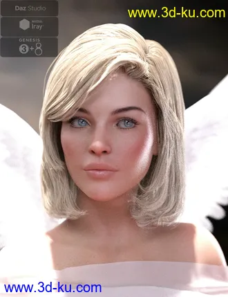 3D打印模型Lyam Bob Hair for Genesis 3 and Genesis 8 Female(s)的图片