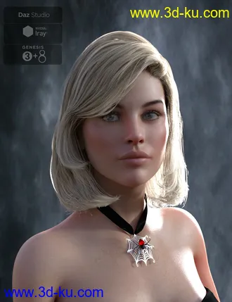 3D打印模型Lyam Bob Hair for Genesis 3 and Genesis 8 Female(s)的图片