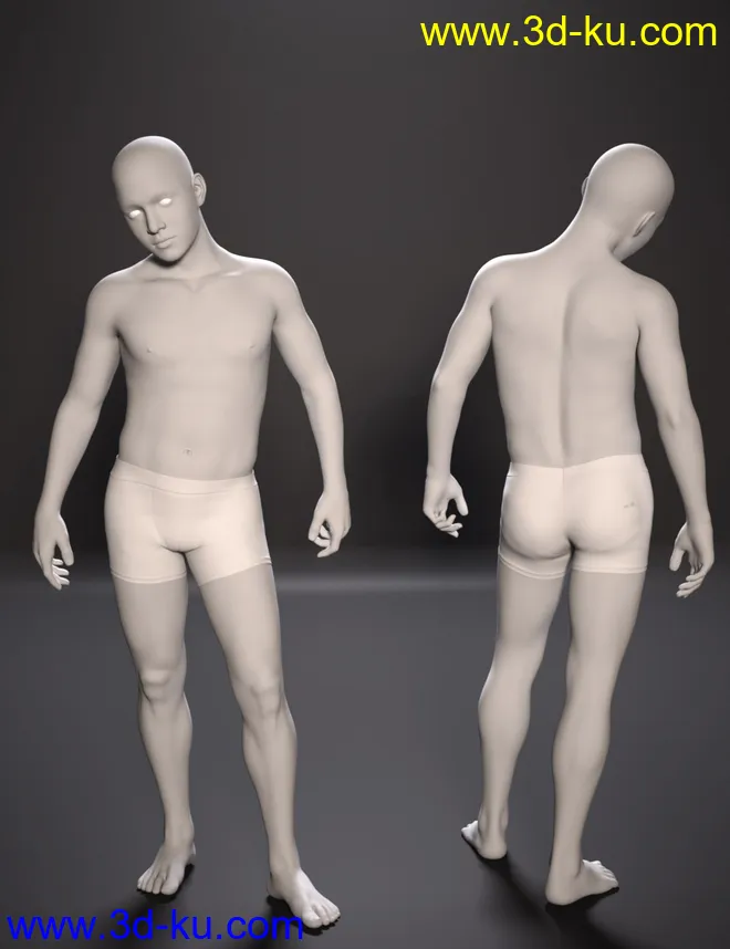 M3D Teen 8 Classmates Head Shapes for Genesis 8 Male模型的图片2