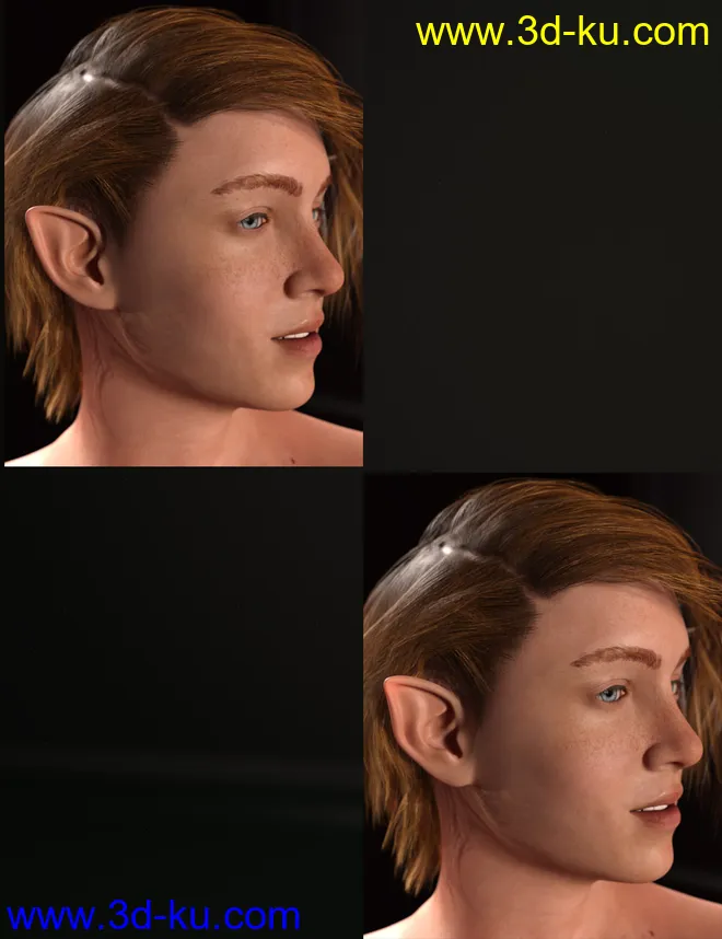 M3D Teen 8 Classmates Head Shapes for Genesis 8 Male模型的图片14
