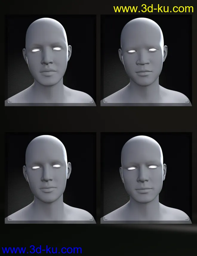 M3D Teen 8 Classmates Head Shapes for Genesis 8 Male模型的图片16