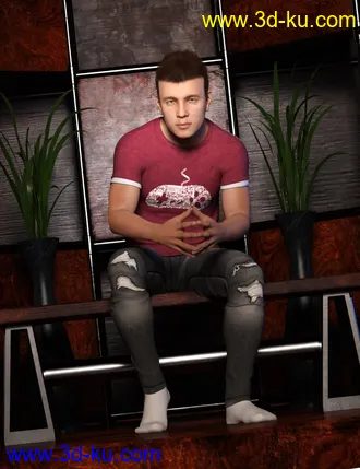 3D打印模型M3D Teen 8 Classmates Head Shapes for Genesis 8 Male的图片