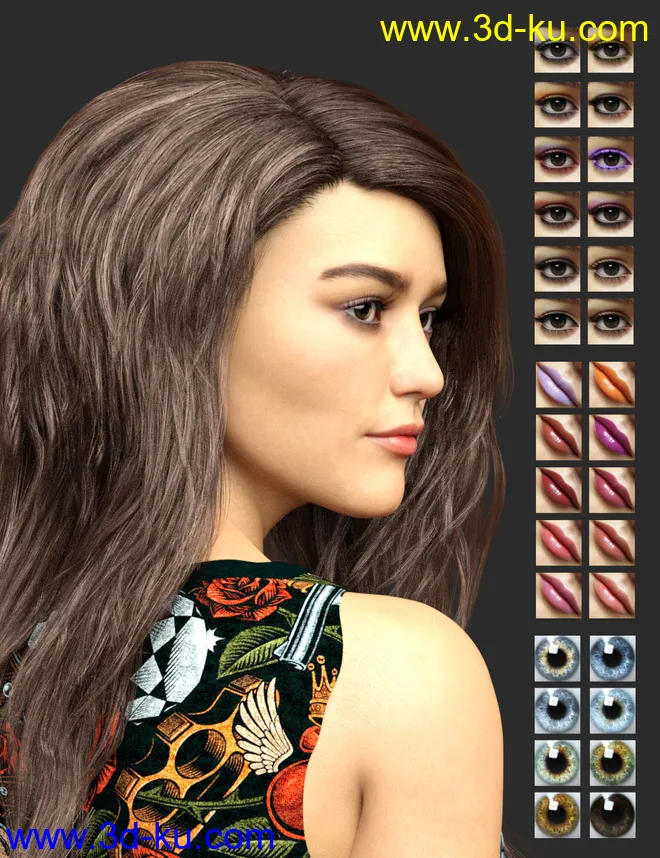 Madison HD for Genesis 8 Female模型的图片6