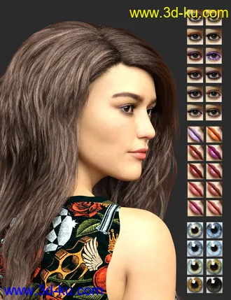 3D打印模型Madison HD for Genesis 8 Female的图片