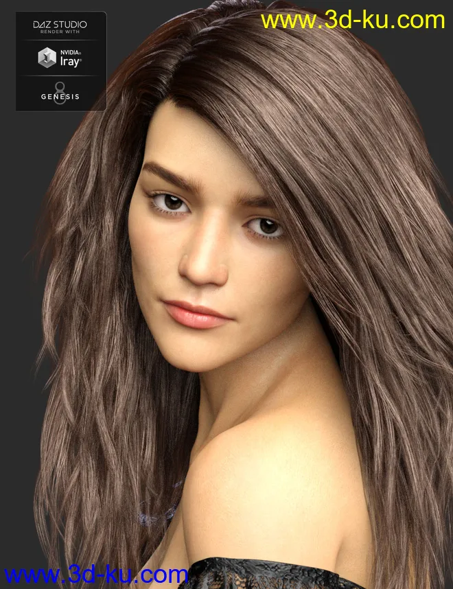 Madison HD for Genesis 8 Female模型的图片8