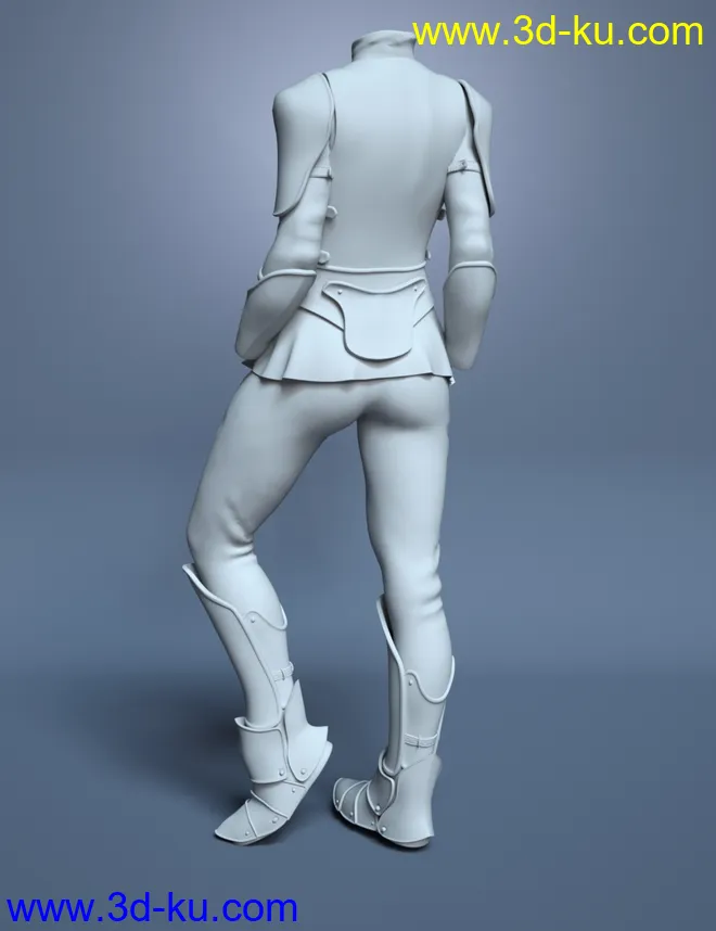 Maid At Arms Armor for Genesis 8 Female(s)模型的图片2