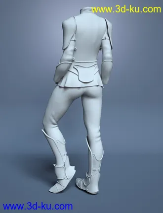 3D打印模型Maid At Arms Armor for Genesis 8 Female(s)的图片