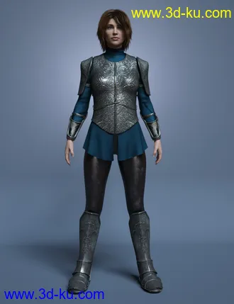 3D打印模型Maid At Arms Armor for Genesis 8 Female(s)的图片