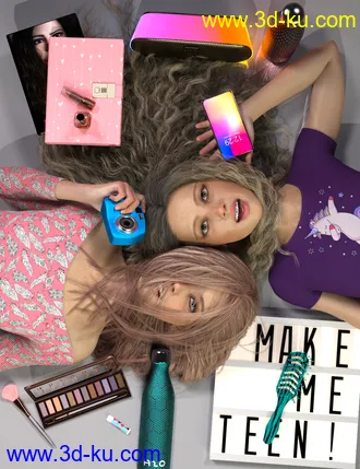 3D打印模型Make Me Teen for Genesis 8 Female(s)的图片