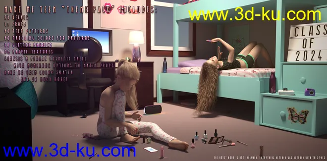 Make Me Teen for Genesis 8 Female(s)模型的图片2