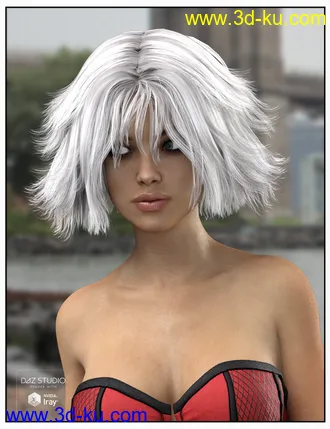 3D打印模型Mane Hair for Genesis 2 and 3 Female(s) and Victoria 4的图片