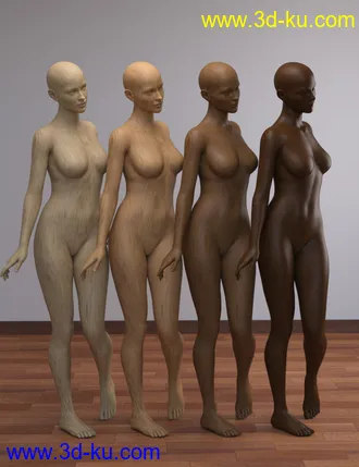 3D打印模型Mannequin Kit for Genesis 8 Female的图片