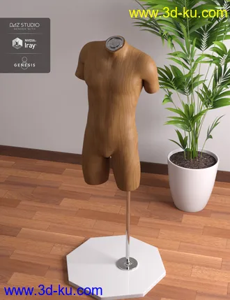 3D打印模型Mannequin Kit for Genesis 8 Male的图片