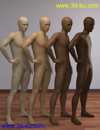3D打印模型Mannequin Kit for Genesis 8 Male的图片